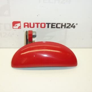 Poignée de porte avant droite Citroën C1 Peugeot 107 rouge 9101AH