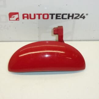 Poignée de porte arrière gauche Citroën C1 Peugeot 107 rouge 9101AQ