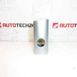 Cache serrure de porte avant droite Citroën Peugeot chromé 9119L8